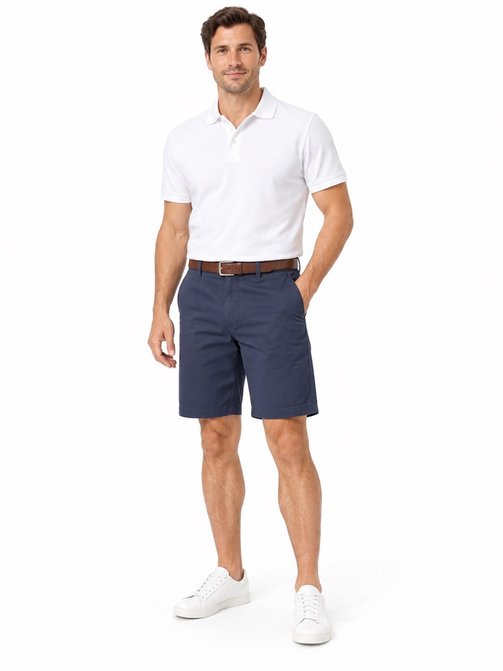 J.Crew Men’s 32 Flex Rivington Navy Chino Shorts